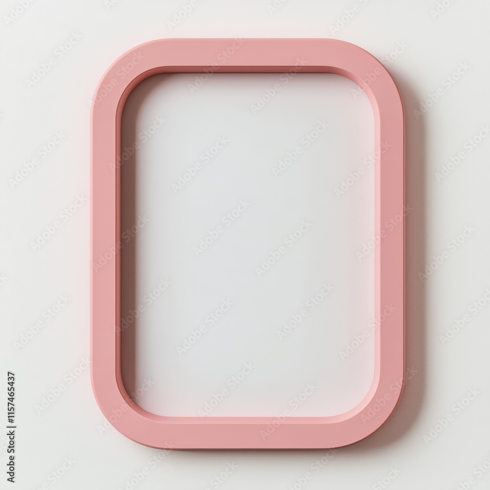 Pink Oval Frame Mockup Pink Oval Frame Mockup