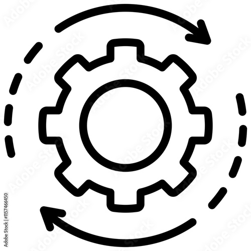 Management Service Outline Icon