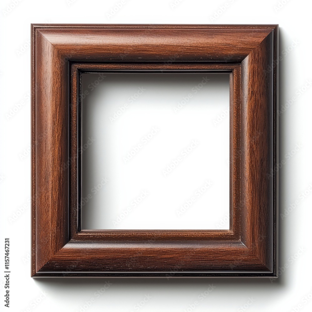 Rustic Wooden Picture Frame: A simple yet elegant rustic wooden picture frame with a warm brown finish, perfect for showcasing your cherished memories. Rustic Wooden Picture Frame: A simple yet elegant rustic wooden picture frame with a warm brown finish, perfect for showcasing your cherished memories.