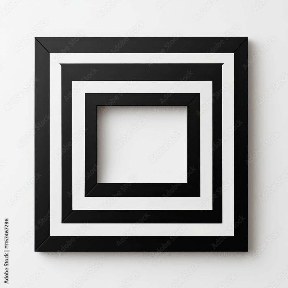 Black and White Square Frame: A minimalist geometric design with a square frame, showcasing a simple yet elegant black and white contrast. This image offers a clean and modern aesthetic. Black and White Square Frame: A minimalist geometric design with a square frame, showcasing a simple yet elegant black and white contrast. This image offers a clean and modern aesthetic.