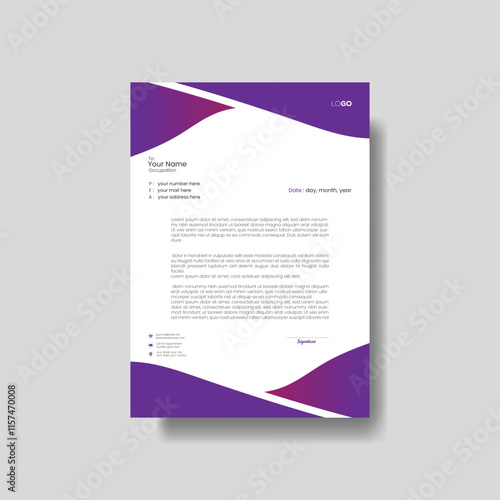 Gradient Invoice Design