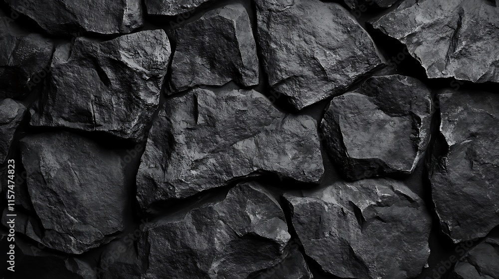 Dark grey stone wall texture. Rough, uneven surface of natural rocks. Dark grey stone wall texture. Rough, uneven surface of natural rocks.