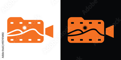 SUNRISE PRODUCTIONS LOGO ABSTRACK VECTOR

