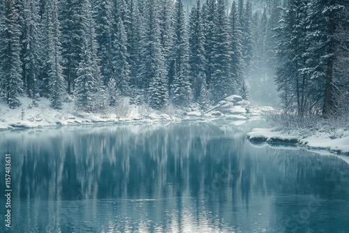 Cascade Ponds near Banff in Banff National Park Canada.