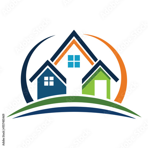 Amazing house Logo and vector illustration