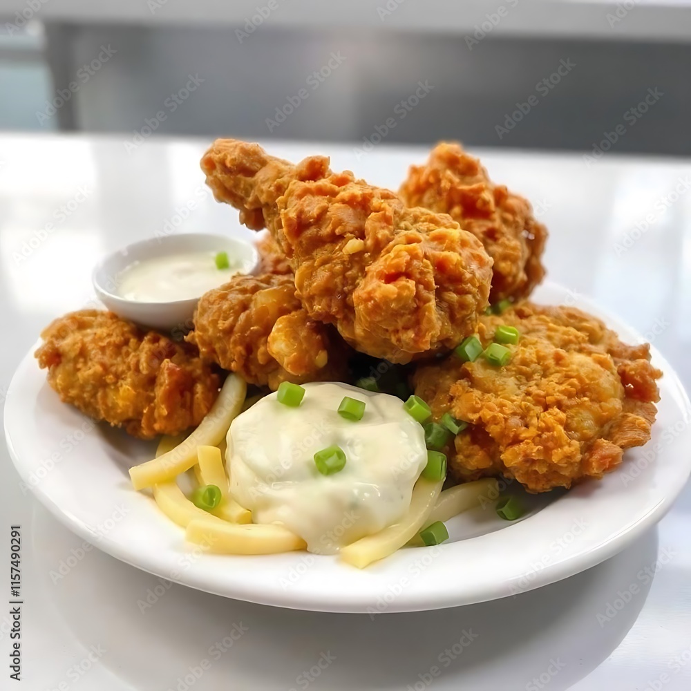 Beautiful Image of Delicious Fried Chicken Beautiful Image of Delicious Fried Chicken