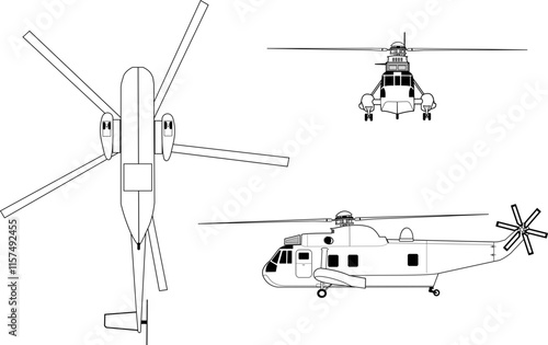 Eurocopter SVG helicopters orthographical photo