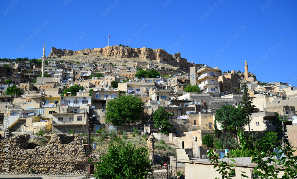 Obraz premium A view from the city of Mardin, Turkey