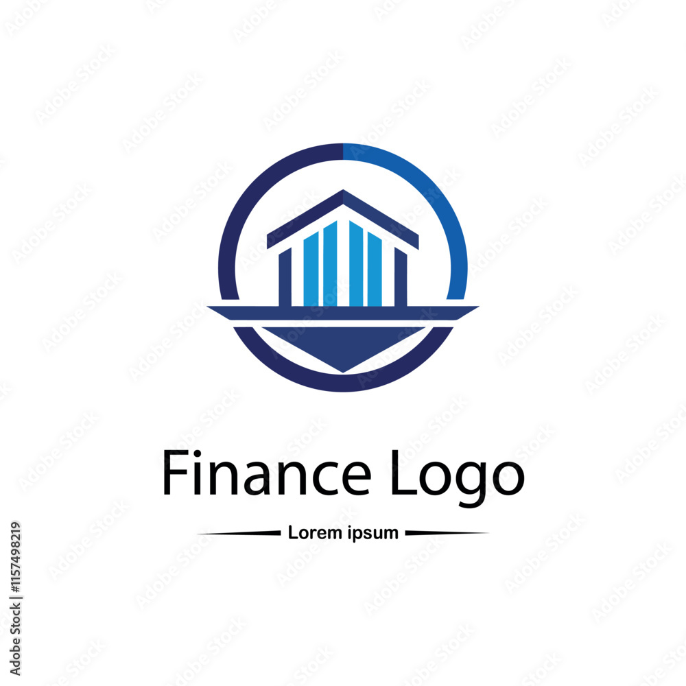 Fototapeta premium Finance logo