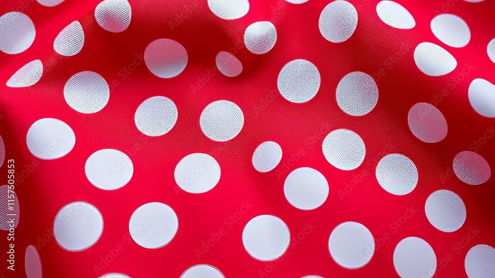 Red Background White Polka Dots Fabric Texture High Resolution Red Background White Polka Dots Fabric Texture High Resolution