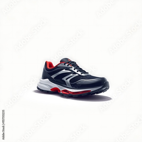 Stylish Modern Athletic Running Shoe Design photo