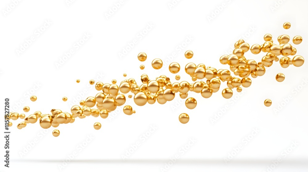 Golden spheres flow in a dynamic stream Golden spheres flow in a dynamic stream