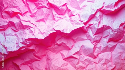 Wallpaper Mural Abstract Pink Crumpled Paper Texture Background A Close-Up View Torontodigital.ca
