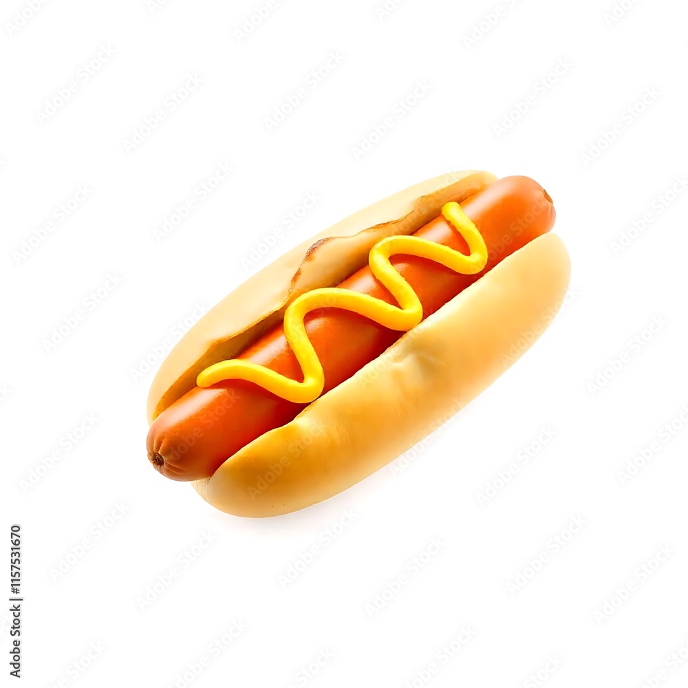 Beautiful Image of Delicious Hot Dog Beautiful Image of Delicious Hot Dog