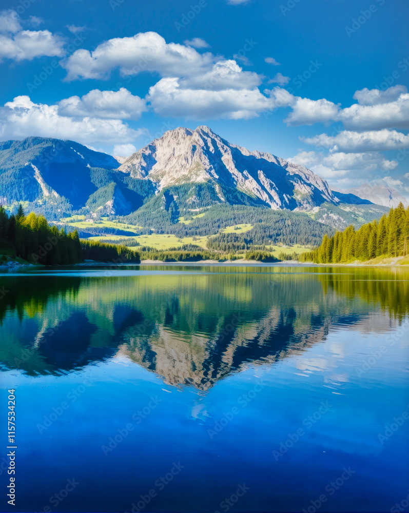Fototapeta premium Ammergau Alps Nature Reserve