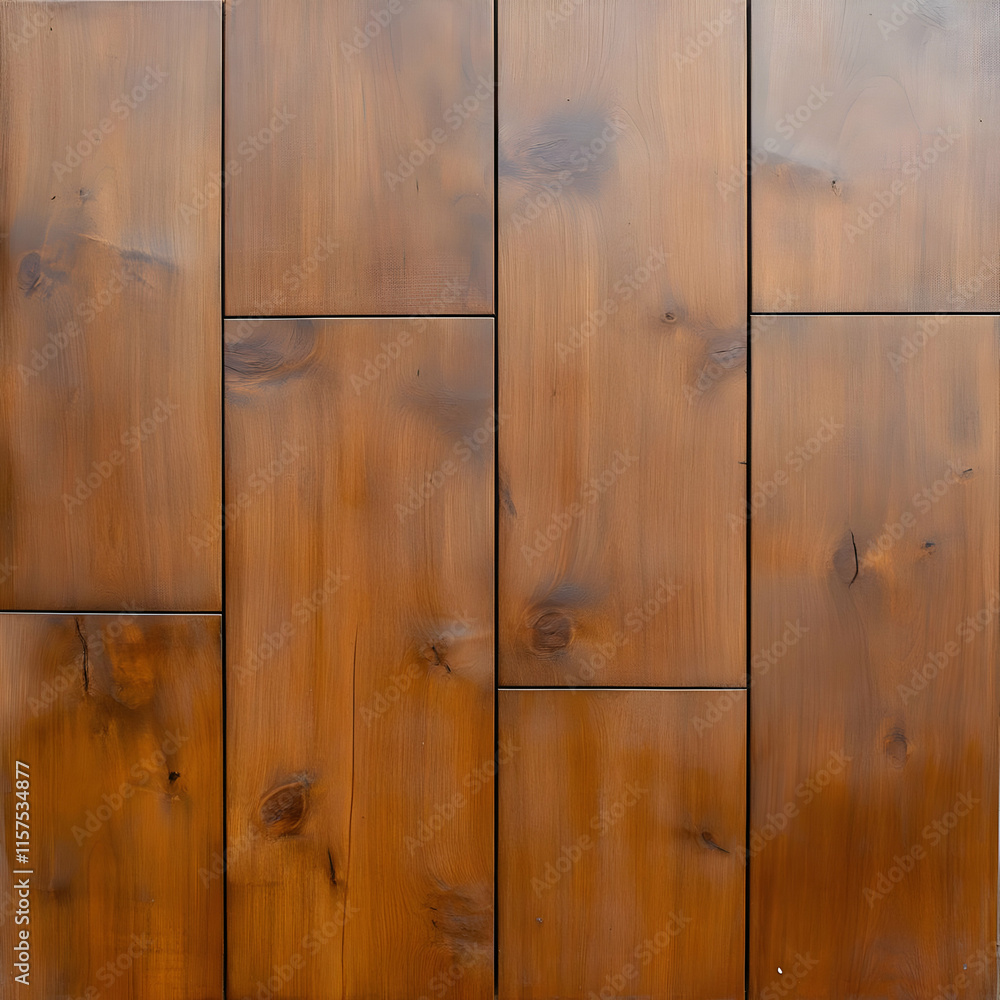 Fototapeta premium Rich Brown Wood Panel Background Texture
