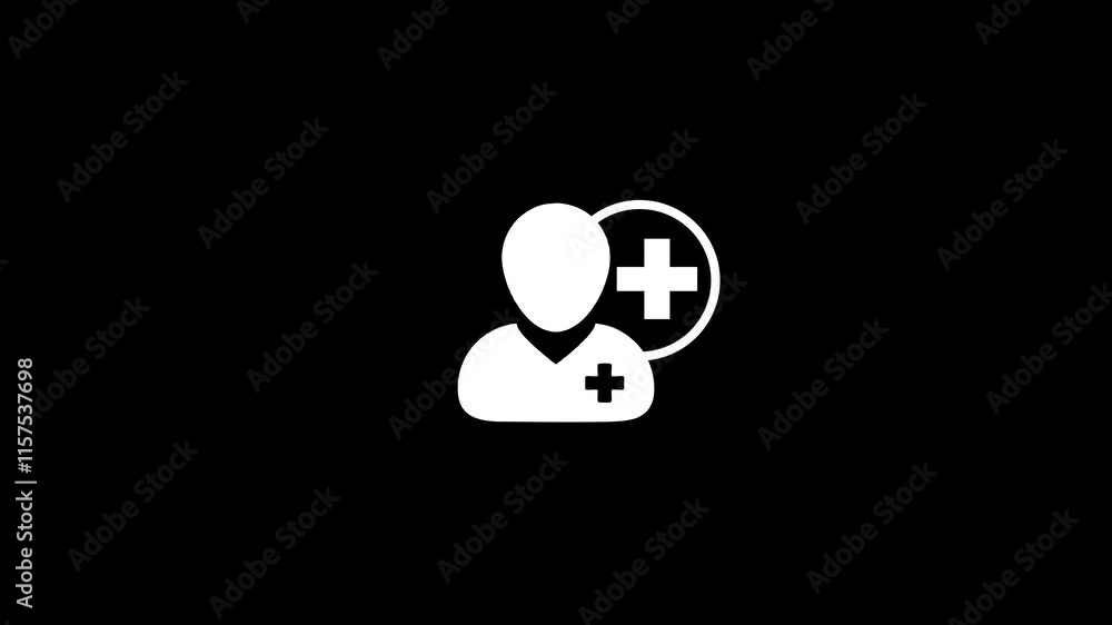 Doctor, linear style icon. Person with stethoscope around neck. medical professional. Doctor, linear style icon. Person with stethoscope around neck. medical professional.