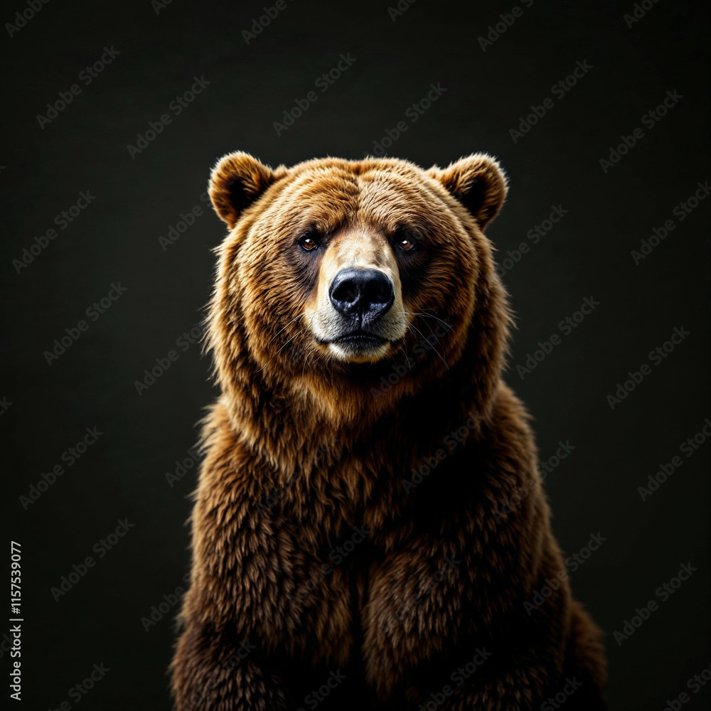 Concept photo of a bear with space for text Concept photo of a bear with space for text