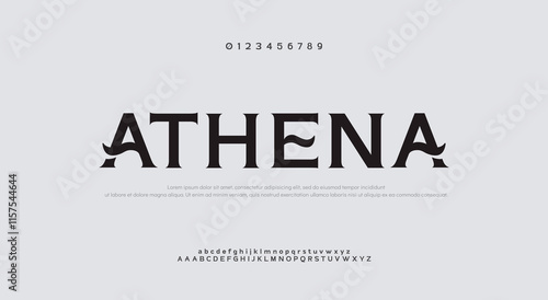 creative geometric modern urban alphabet font. Digital abstract futuristic, fashion, sport, minimal technology typography. Simple numeric vector illustration