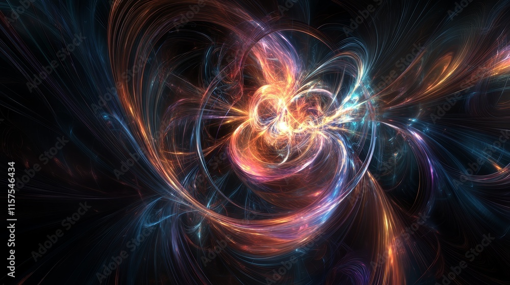 Abstract swirling light, energy, and color. Abstract swirling light, energy, and color.