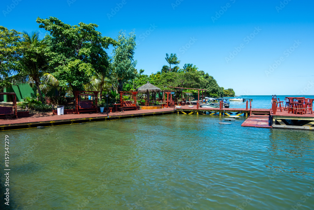 View of Ilha Canela (Cinnamon Island) at Palmas - Tocantins, Brazil View of Ilha Canela (Cinnamon Island) at Palmas - Tocantins, Brazil