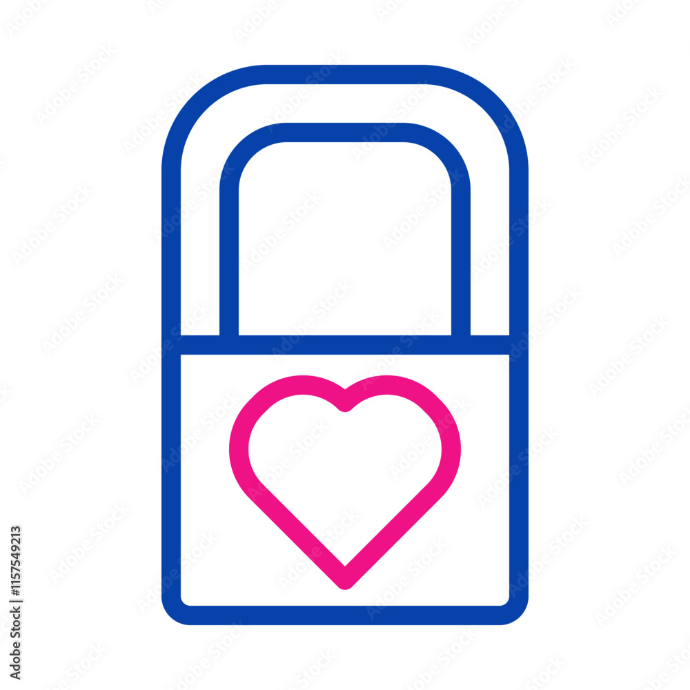 Padlock with heart shape. Concept of love, relationship, and security. Padlock with heart shape. Concept of love, relationship, and security.