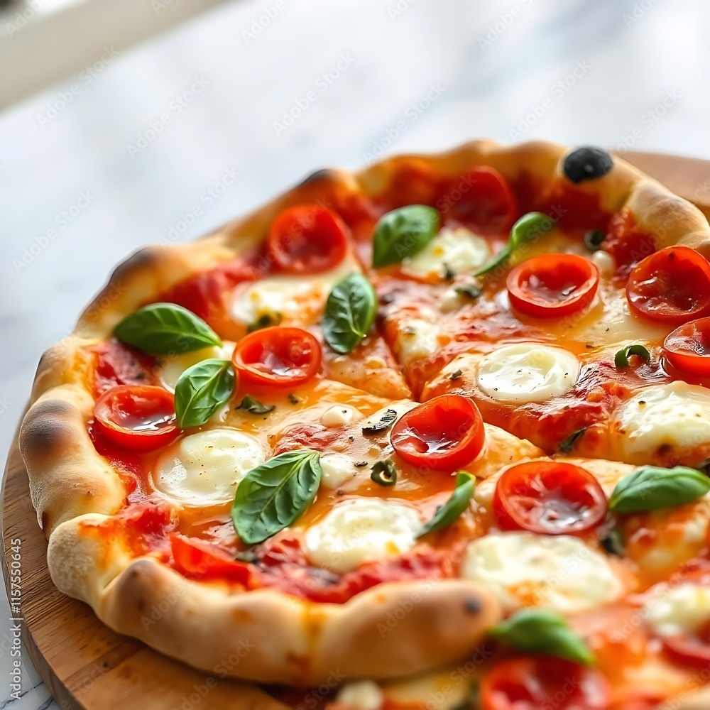 Beautiful Image of Delicious Pizza Beautiful Image of Delicious Pizza