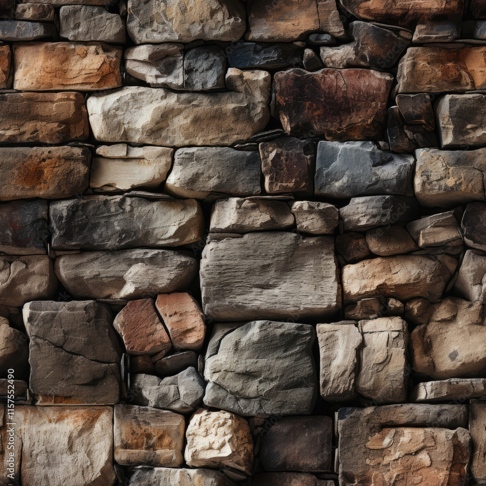 Fototapeta premium Seamless texture of ceramic tile roof of building.