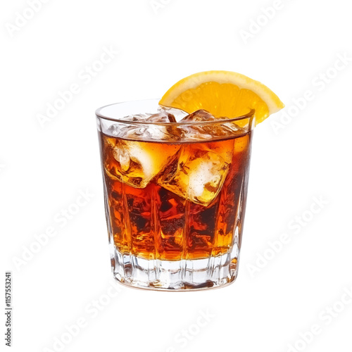 Cocktail Vector isolated or on white background. Mocktail. Summer soda