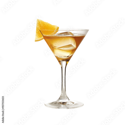 Cocktail Vector isolated or on white background. Mocktail. Summer soda