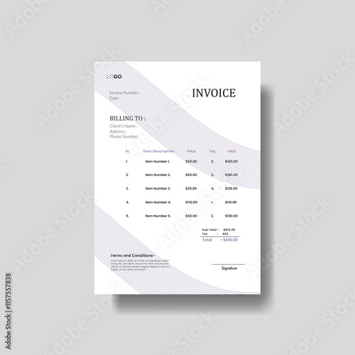 Clean Invoice Design