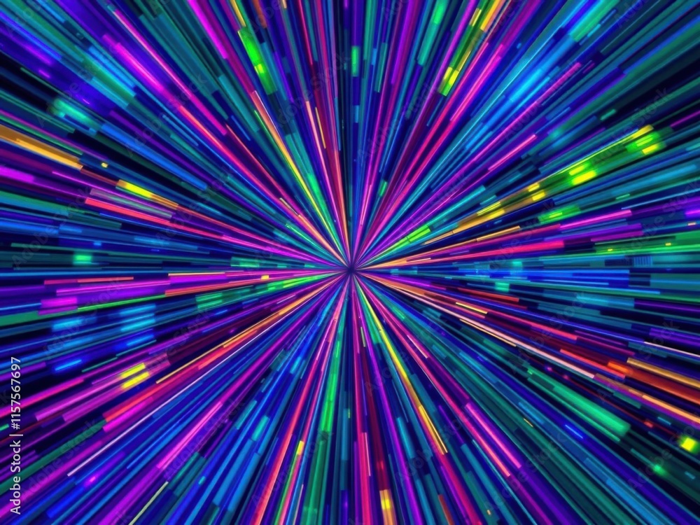 Vibrant Abstract Light Rays in Motion Creating a Dynamic Background with Colorful Streaks of Light Spreading Radially in a Digital Art Style Vibrant Abstract Light Rays in Motion Creating a Dynamic Background with Colorful Streaks of Light Spreading Radially in a Digital Art Style