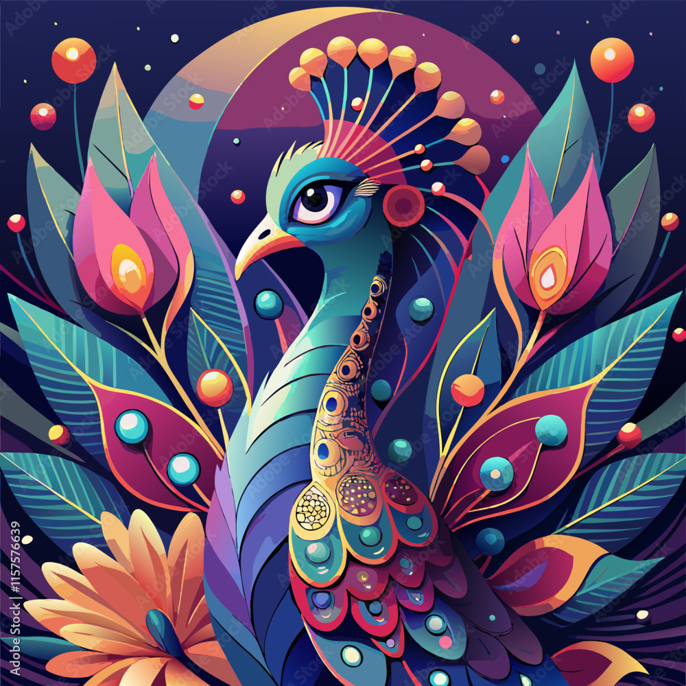 Obraz premium abstract floral background