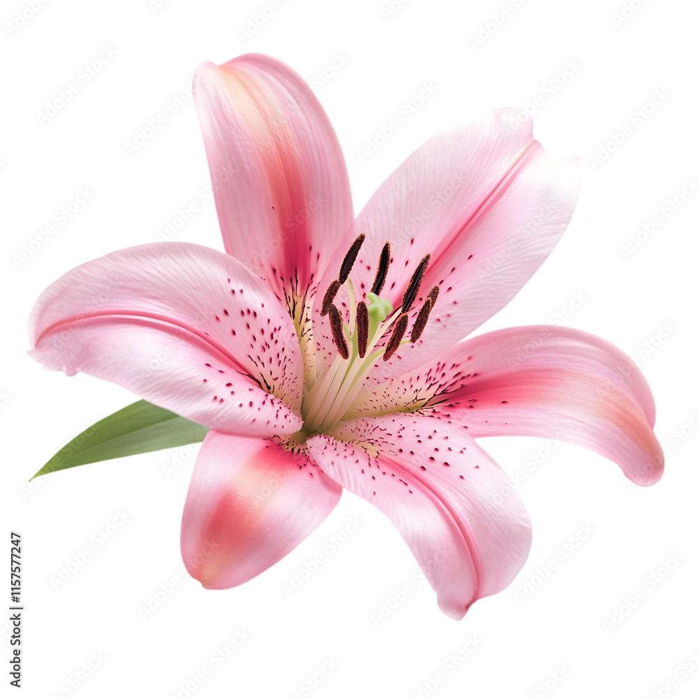 Pink Lily Flower Blossom Close up Macro Shot Floral Nature Botany Pink Lily Flower Blossom Close up Macro Shot Floral Nature Botany