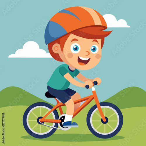 child on bike