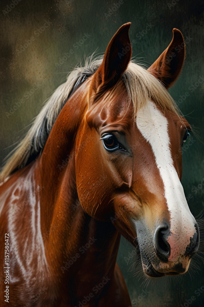 Fototapeta premium portrait of a horse