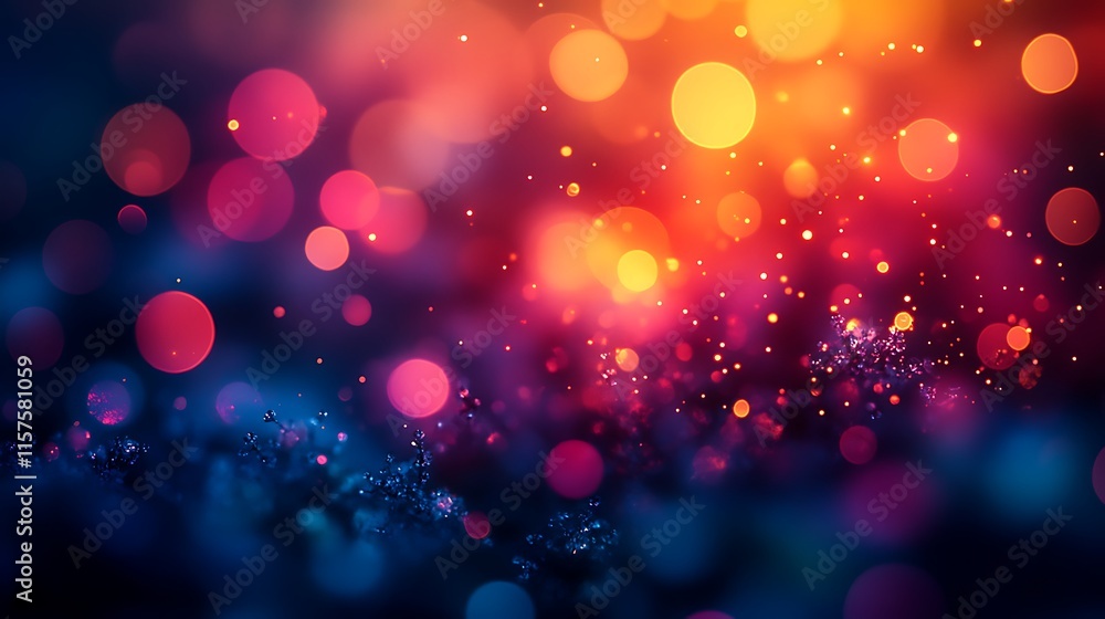 Abstract Colorful Bokeh Lights Background Image Abstract Colorful Bokeh Lights Background Image