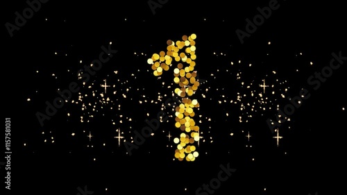  Happy New Year 2025 with fireworks visualization video