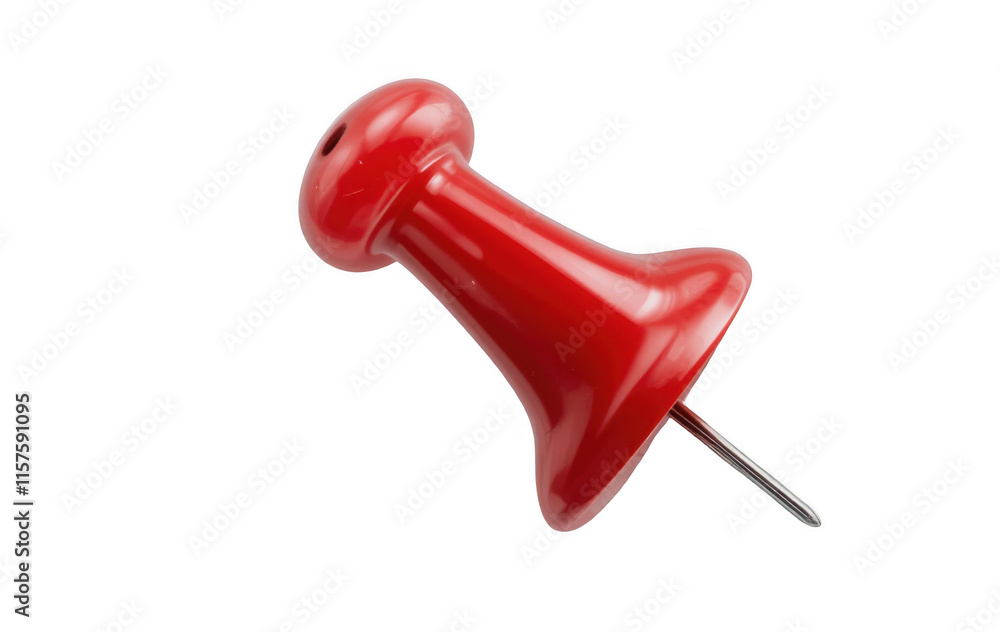 push pin isolated on white background push pin isolated on white background