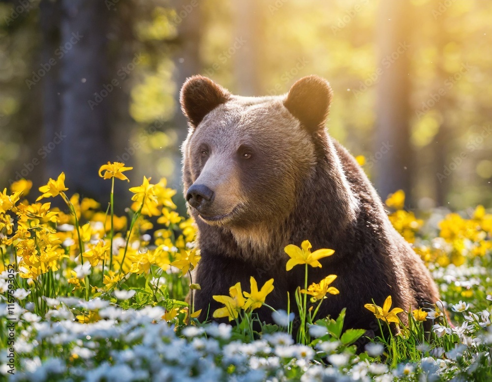 Fototapeta premium Auf der Blumenwiese