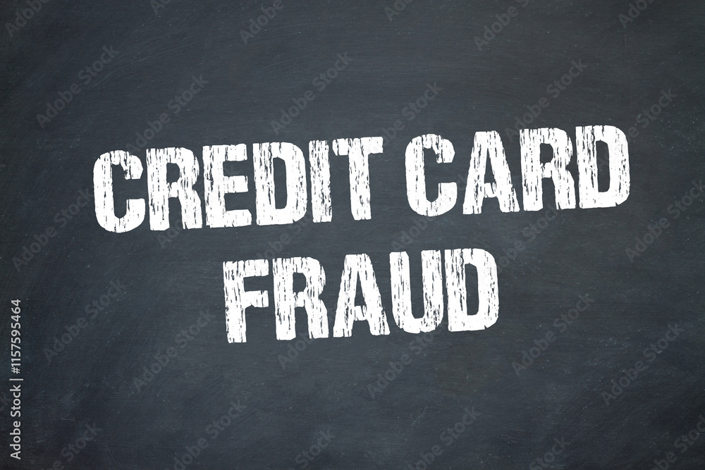 Obraz premium Credit Card Fraud
