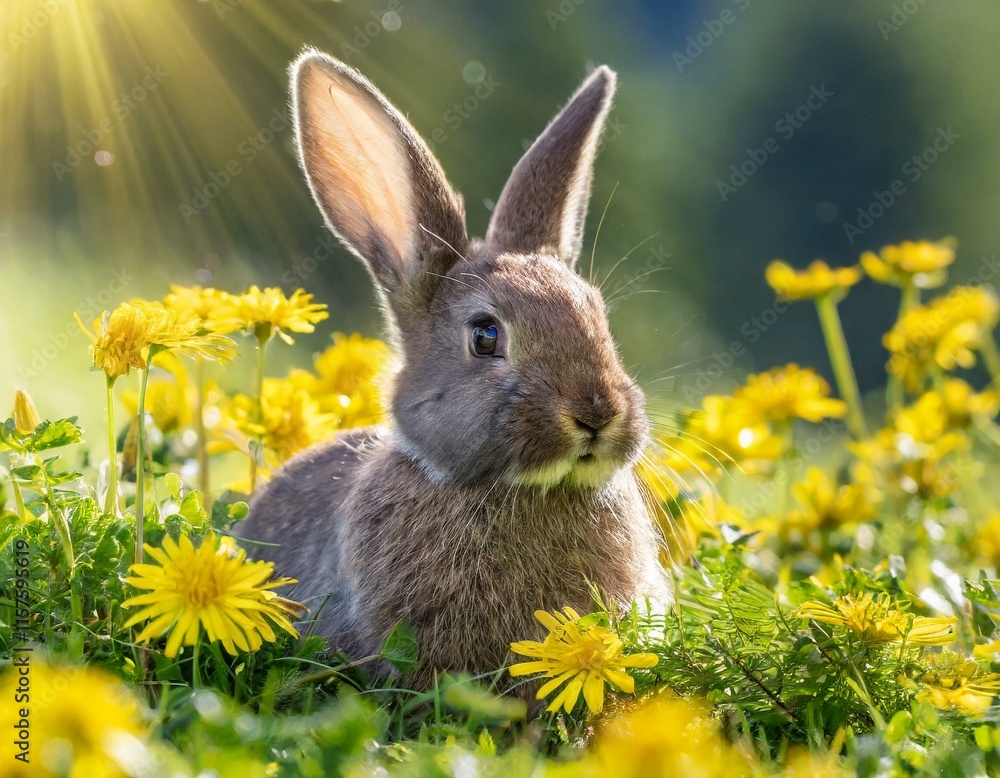 Fototapeta premium Auf der Blumenwiese