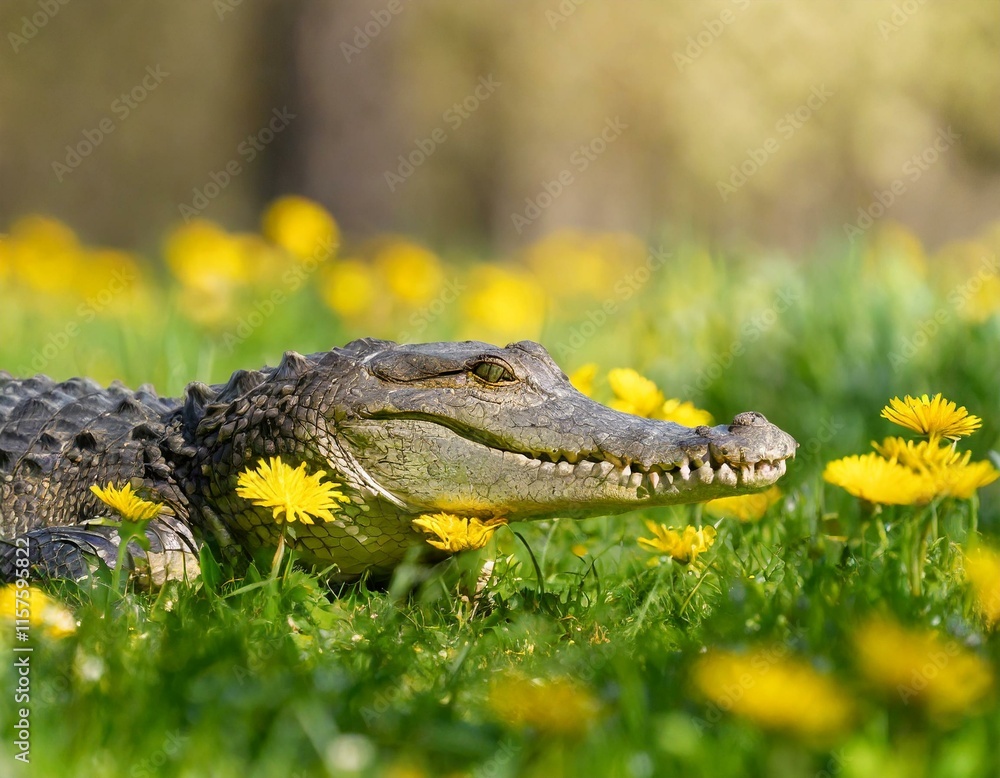Obraz premium Auf der Blumenwiese