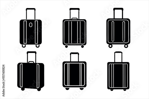 Luggage Styles Silhouettes for Travel Design