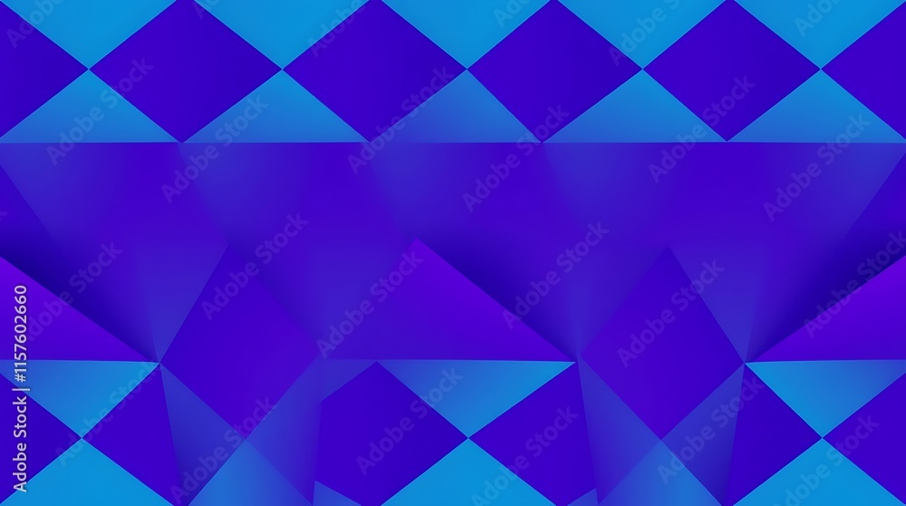 Obraz premium Abstract Purple and Blue Geometric Pattern 