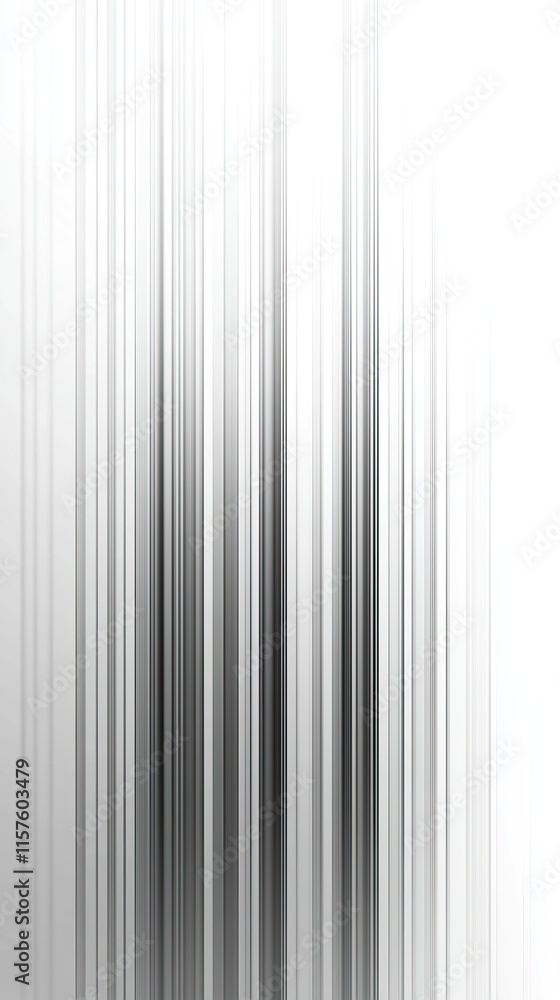 Obraz premium Long strands of white material hanging vertically in a bright setting