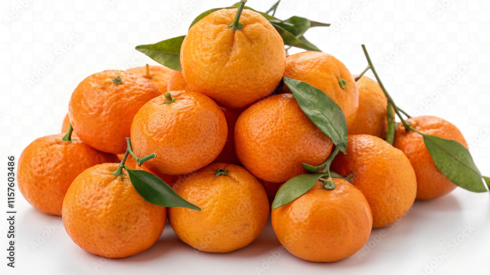 many fresh oranges with leaves on white many fresh oranges with leaves on white