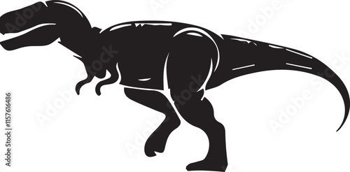  Dinosaur silhouette vector EP