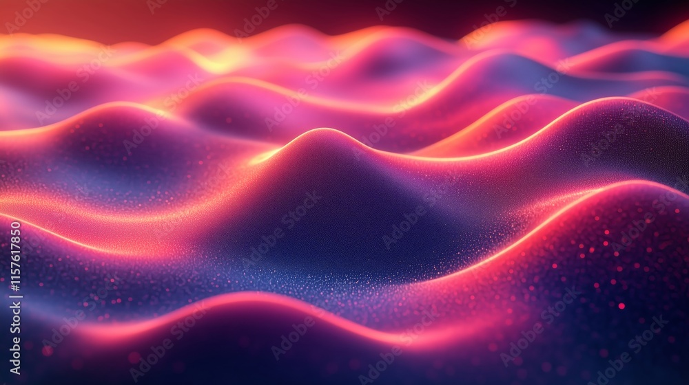 Captivating Abstract Waves in Vibrant Colors and Depth Captivating Abstract Waves in Vibrant Colors and Depth