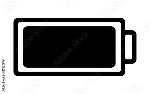 battery full icon Horizontal vector illustration